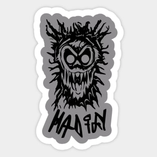 Scary Monster Design v3, Truth seeker, Printed Truth Gift Idea! Sticker